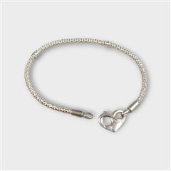 GENUINE PANDORA Moments Studded Chain Heart Clasp Bracelet 592453C00